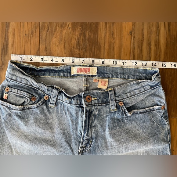 Bongo Let Me B Vintage Jeans Size 11 Light Wash - Picture 6 of 11